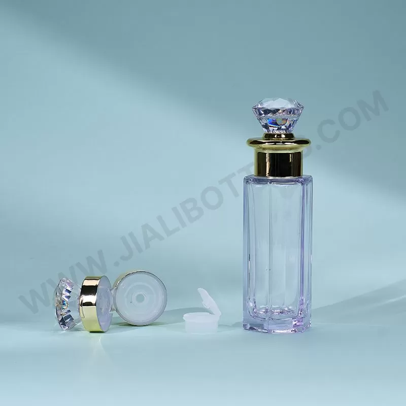 50ml thick plastic hexagonal bottle