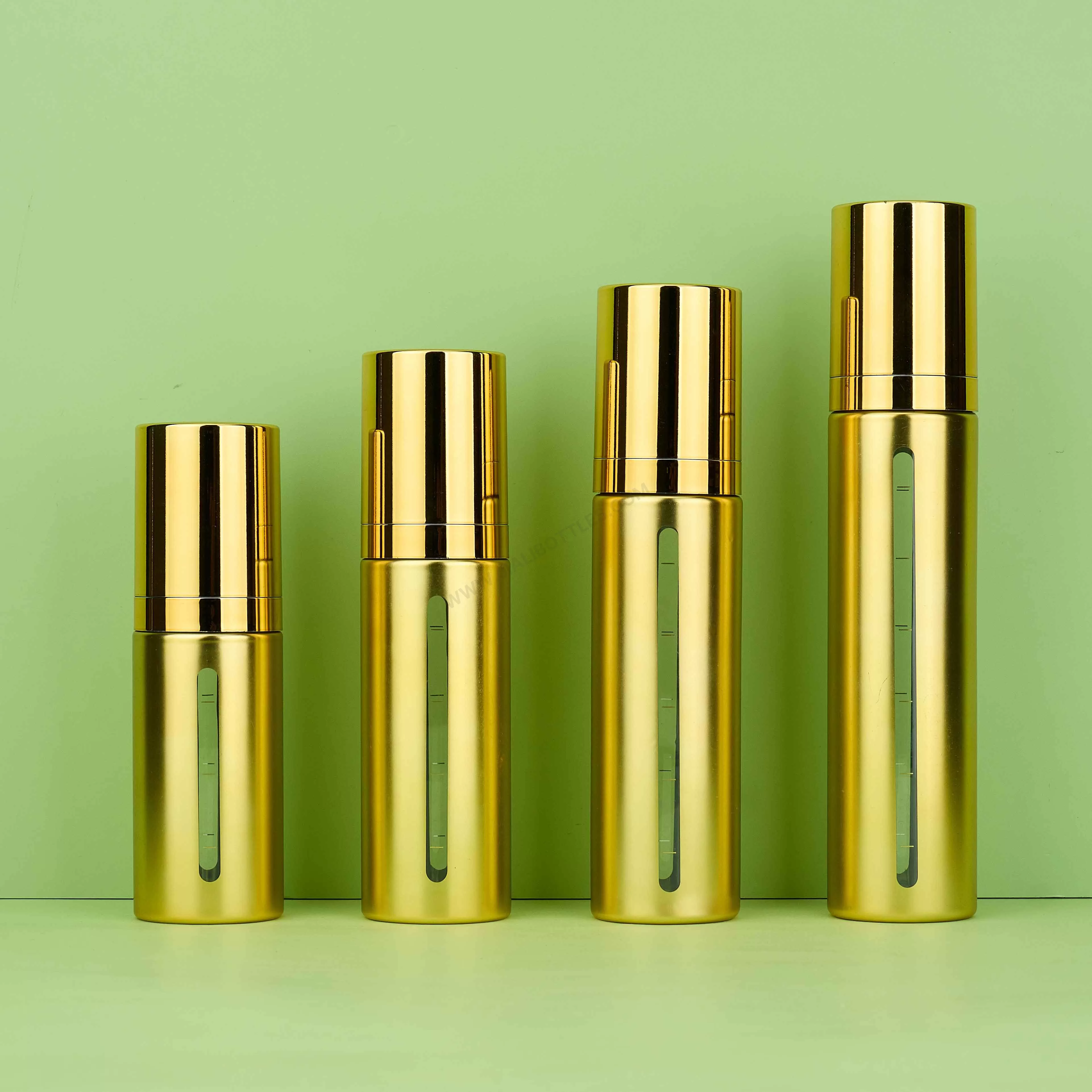 80-150ml gold electroplated spray bottle