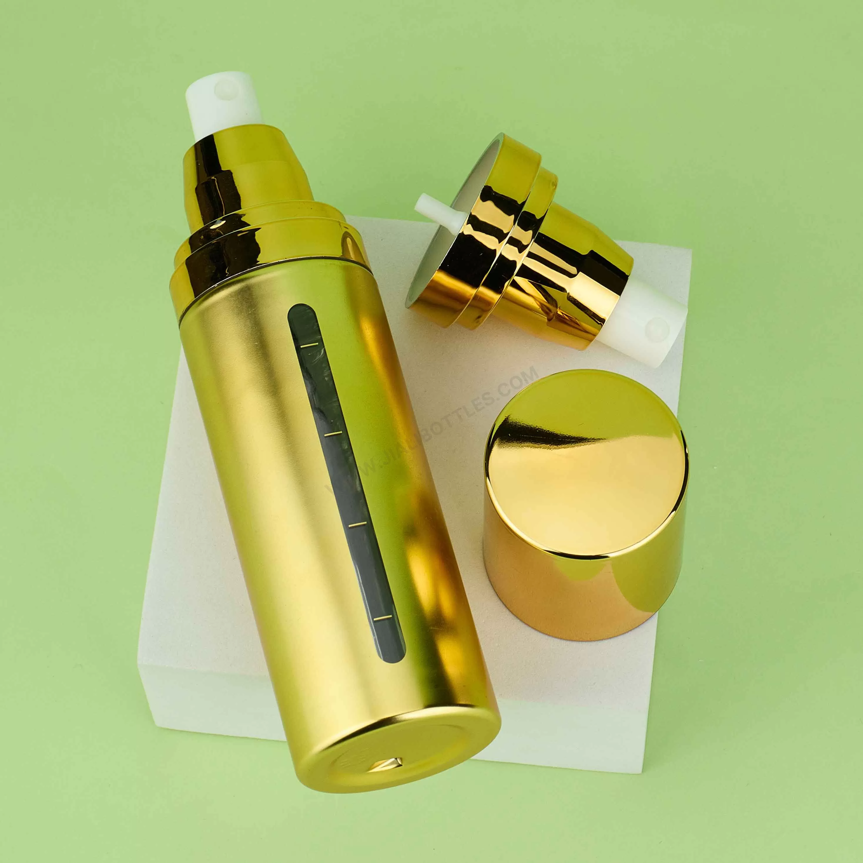 80-150ml gold electroplated spray bottle