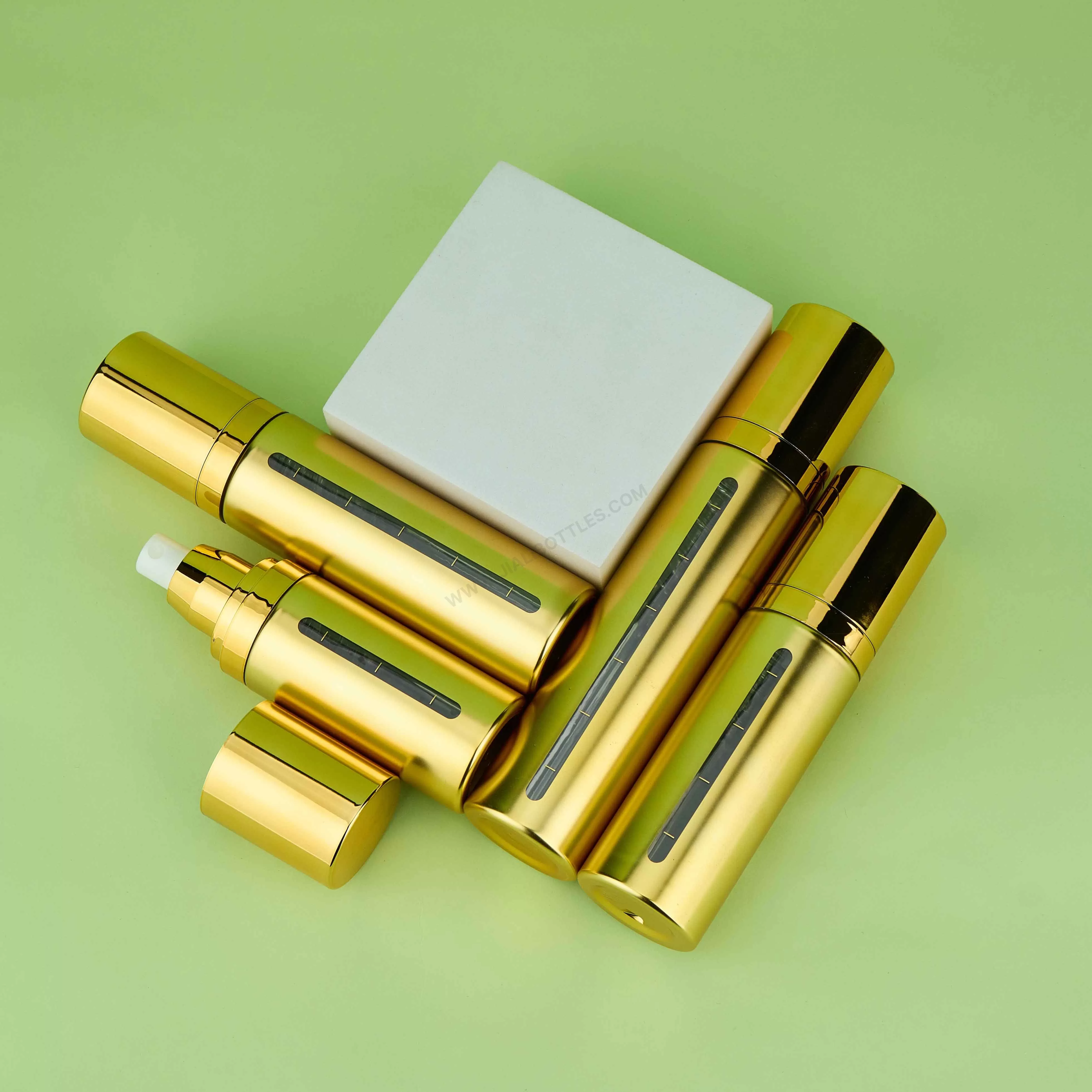 80-150ml gold electroplated spray bottle