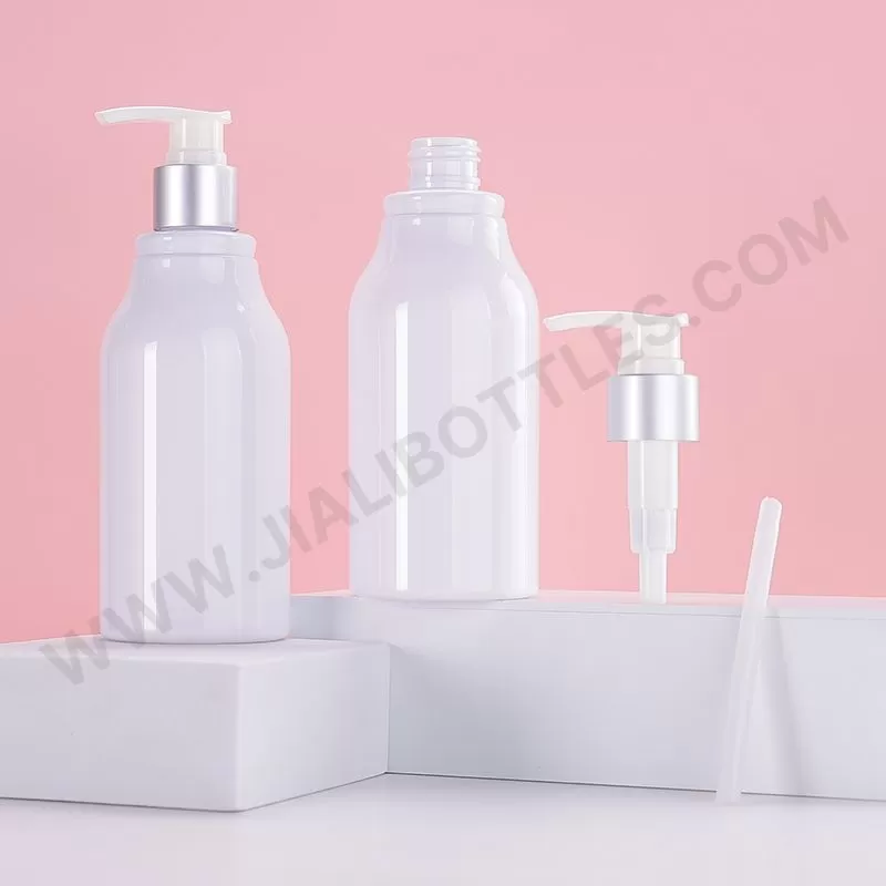 250ml lotion bottle with Anodized aluminum pump
