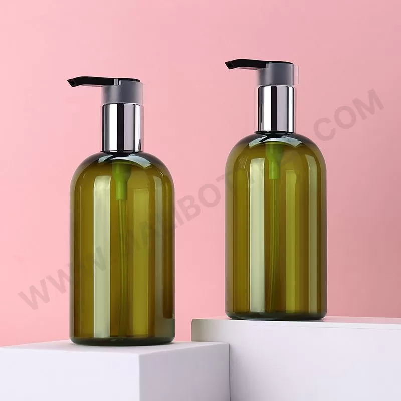 300ml green lotion bottle