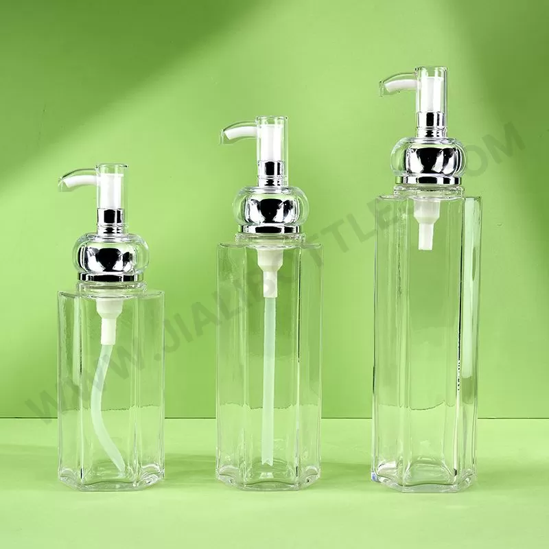 150-230ml high transparency hexagonal bottle