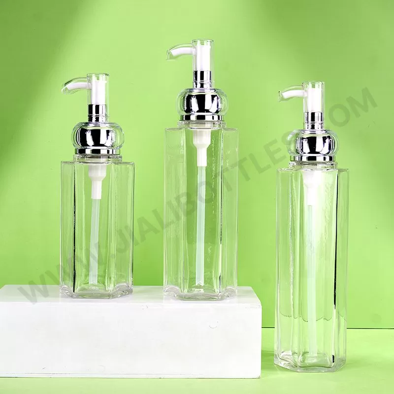 150-230ml high transparency hexagonal bottle
