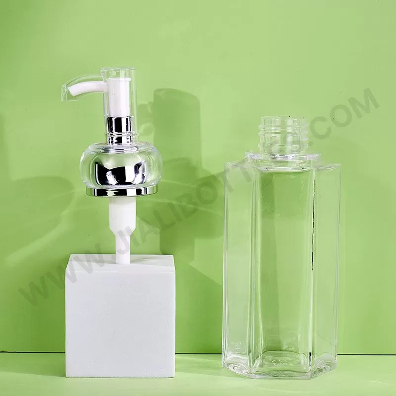 150-230ml high transparency hexagonal bottle