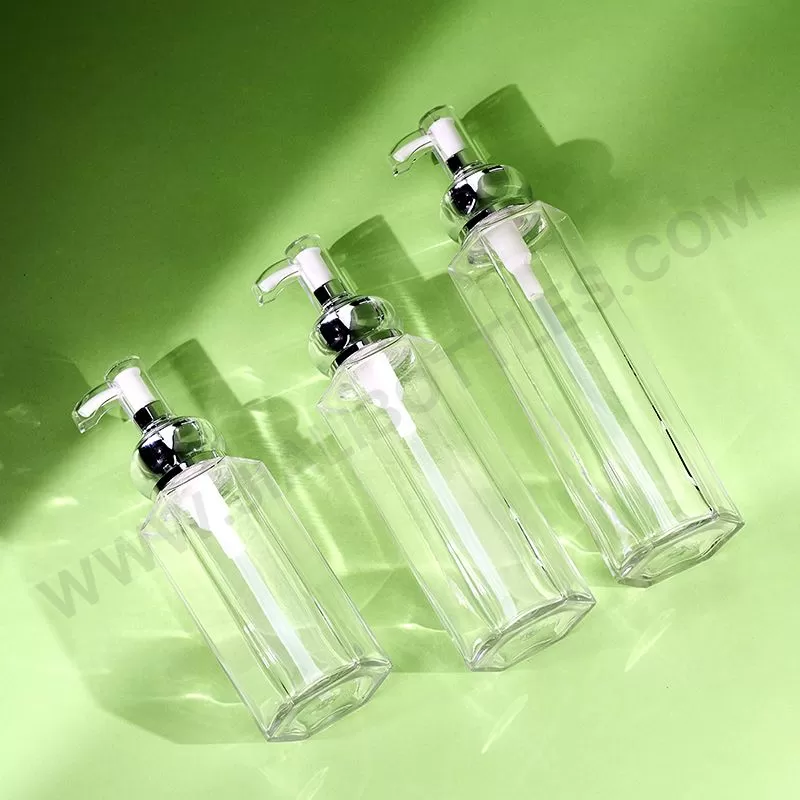 150-230ml high transparency hexagonal bottle