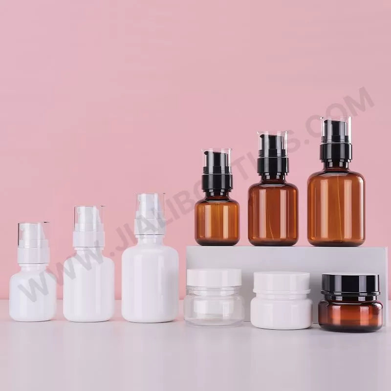 Spray lotion cream bottle set