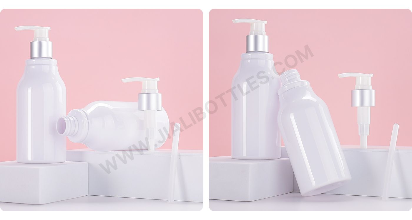 250ml lotion bottle with Anodized aluminum pump